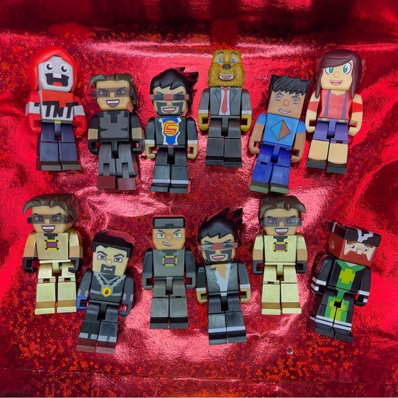 LOT of 12 Tube Heroes Action Figures 3" Tall - Picture 1 of 6